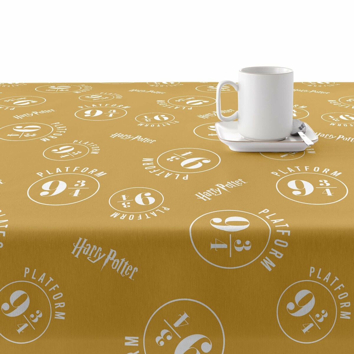 Fläckresistent bordsduk i harts Belum Multicolour 200 x 150 cm